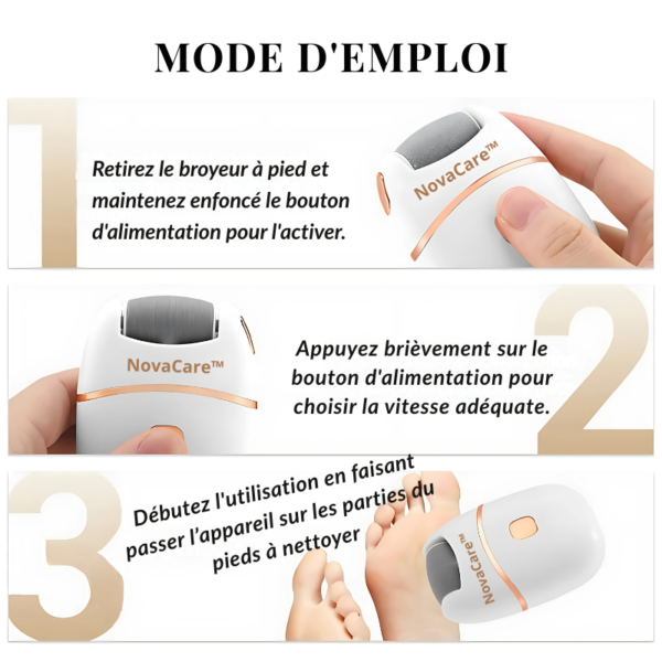 NovaCare™ - Dites adieu aux peaux mortes et aux callosités, et retrouvez des pieds lisses et revitalisés – Image 6